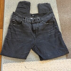 Express Women's Skinny Jeans - Dark Gray